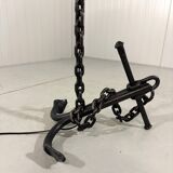 Brutalist chain & anchor floor lamp 1960’s