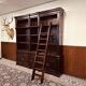 Classic English Mahogany Library Bookcase