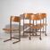 Vintage chaise longues (circa 1950). Set of 4 pieces