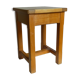 Stool reconstruction in solid wood 50s