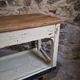 Table de drapier vintage / Îlot de cuisine – Années 1930