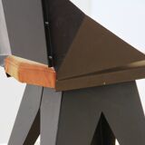 Set of 8 Knight Steel chairs, Gie El