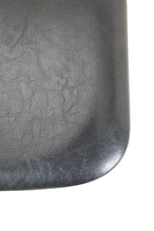 Findahl “Mosbøl” chair / 1960s / 1970s / teak / beech / skai / black / Mid Century Danish Modern Design