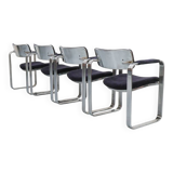 Eero Aarnio Silver Chairs Set of 4