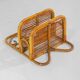 Étagère en bambou et rotin de style mid-century italien, années 1960