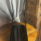 Black plexiglass magazine rack