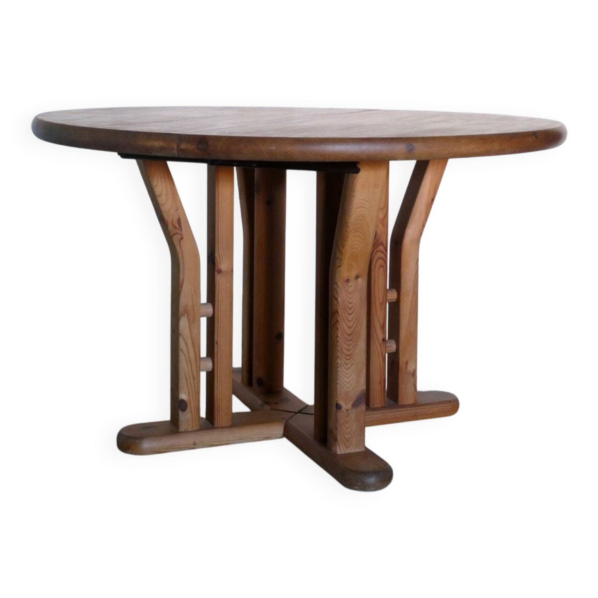 table à manger en pin, Pays Bas, 1970