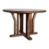 table à manger en pin, Pays Bas, 1970