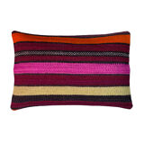 Vintage turkish kilim cushion cover 30x50cm