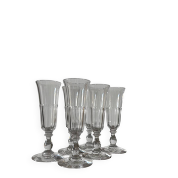 Les flûtes en cristal XIXe siècle