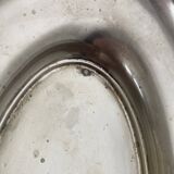 Oval silver-plated tray in the Louis XVI style by Mappin & Webb, London.