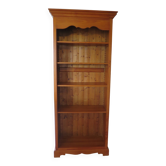 Belle bibliothèque - pin massif–5 tablettes-Style campagne–couleur naturel