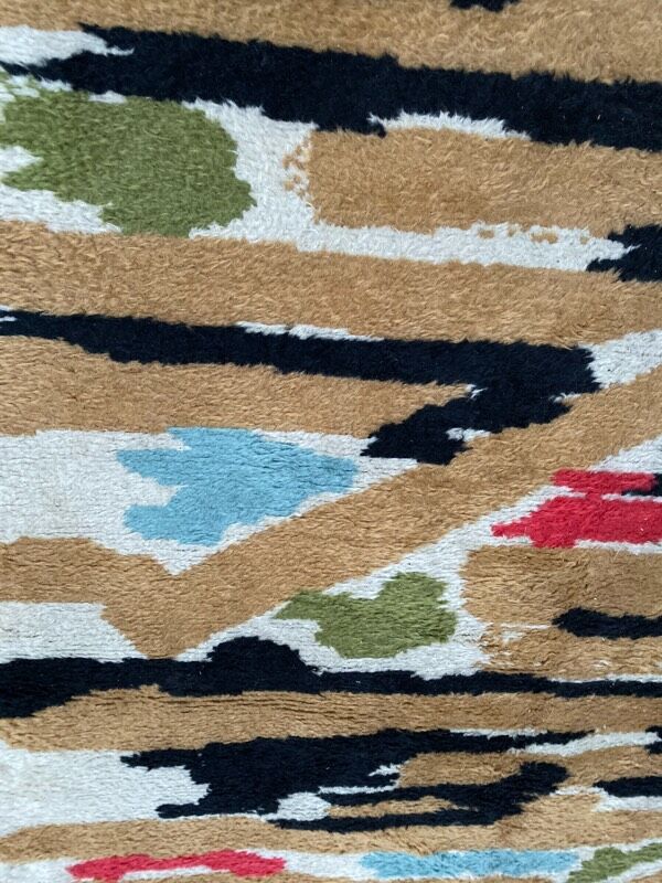 60s design carpet, Jacques Borker 160x270 cm