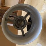 Pair of vintage adjustable wall sconces in brushed metal