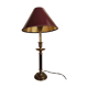 Brass candlestick lamp