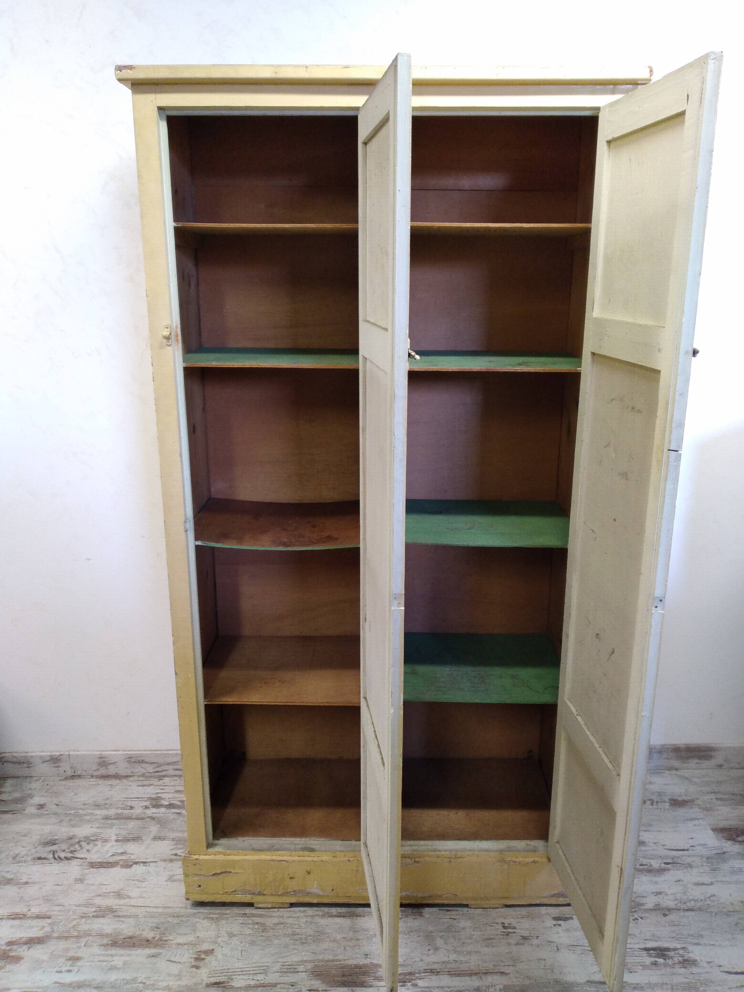 Old wooden locker