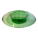 Vintage Hand Blown Green Glass Centerpiece Bowl, Empoli, Italy, 1970s