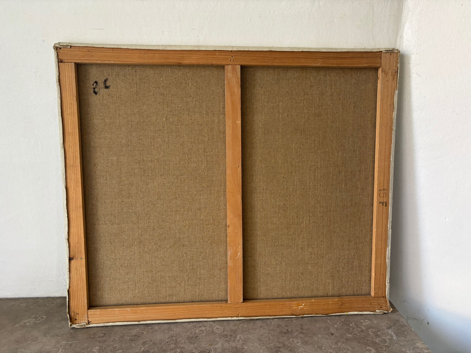 Flowered landscape signed Lacas