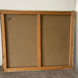 Flowered landscape signed Lacas