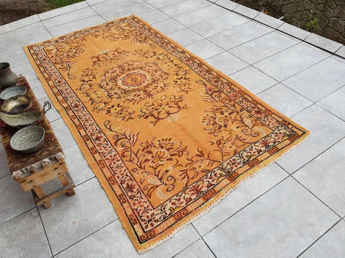 Orange Antique Turkish Carpet sku 805