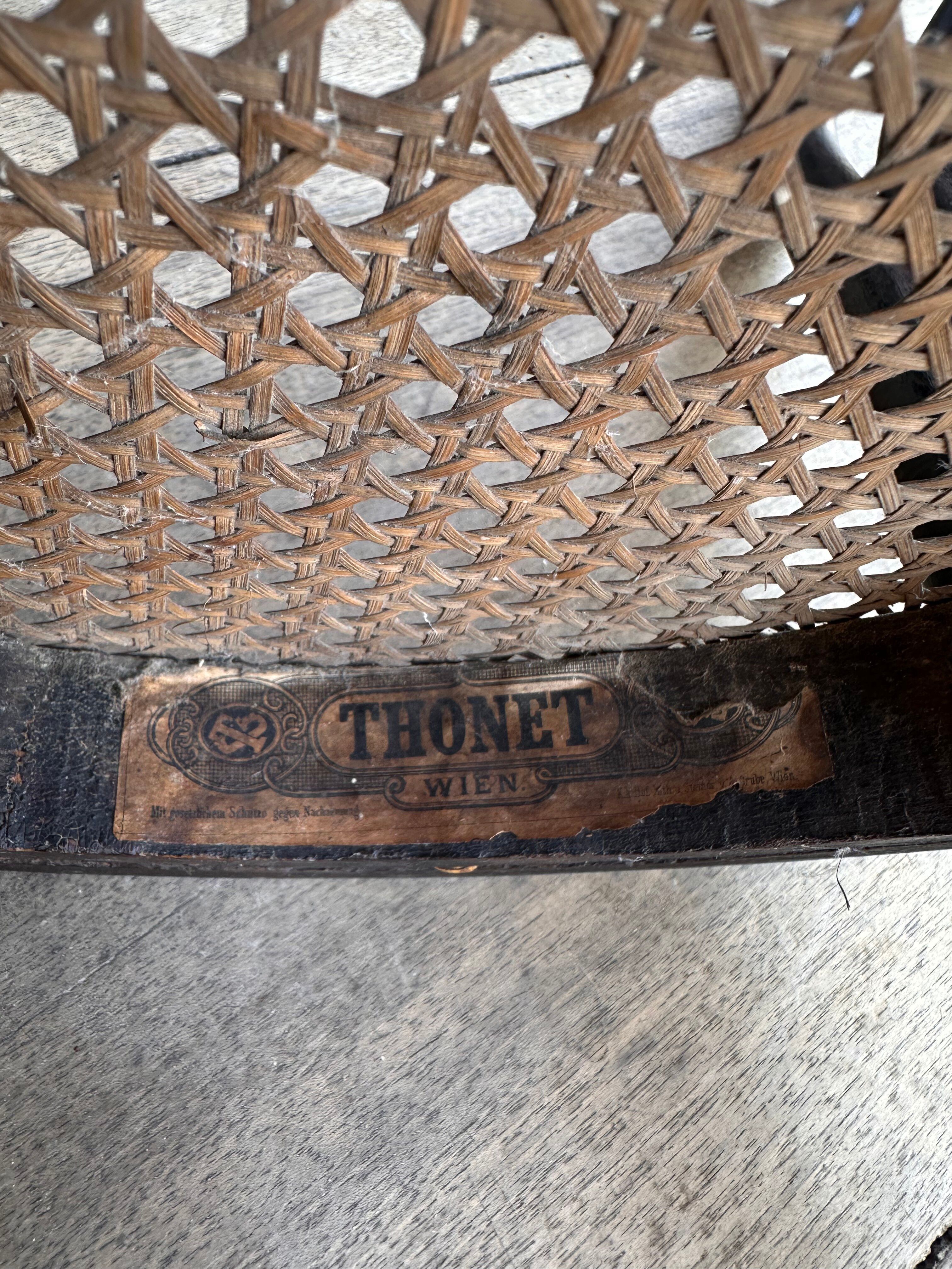 Thonet children's chair (signed)