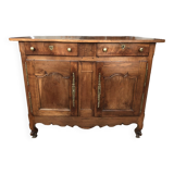Buffet bas en chêne de style Louis XV, fin 19ème