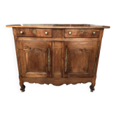 Low oak sideboard in Louis XV style, late 19th century