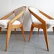 Suite de 4 chaises de Charles Ramos 1950