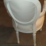 Louis xvi medallion armchair