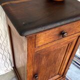 Vintage solid wood bedside table