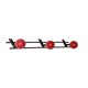 Vintage 60's wall coat rack
