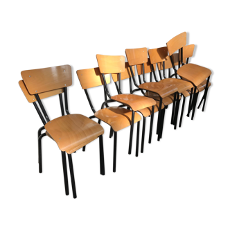 Set of 12 mullca 511 chairs