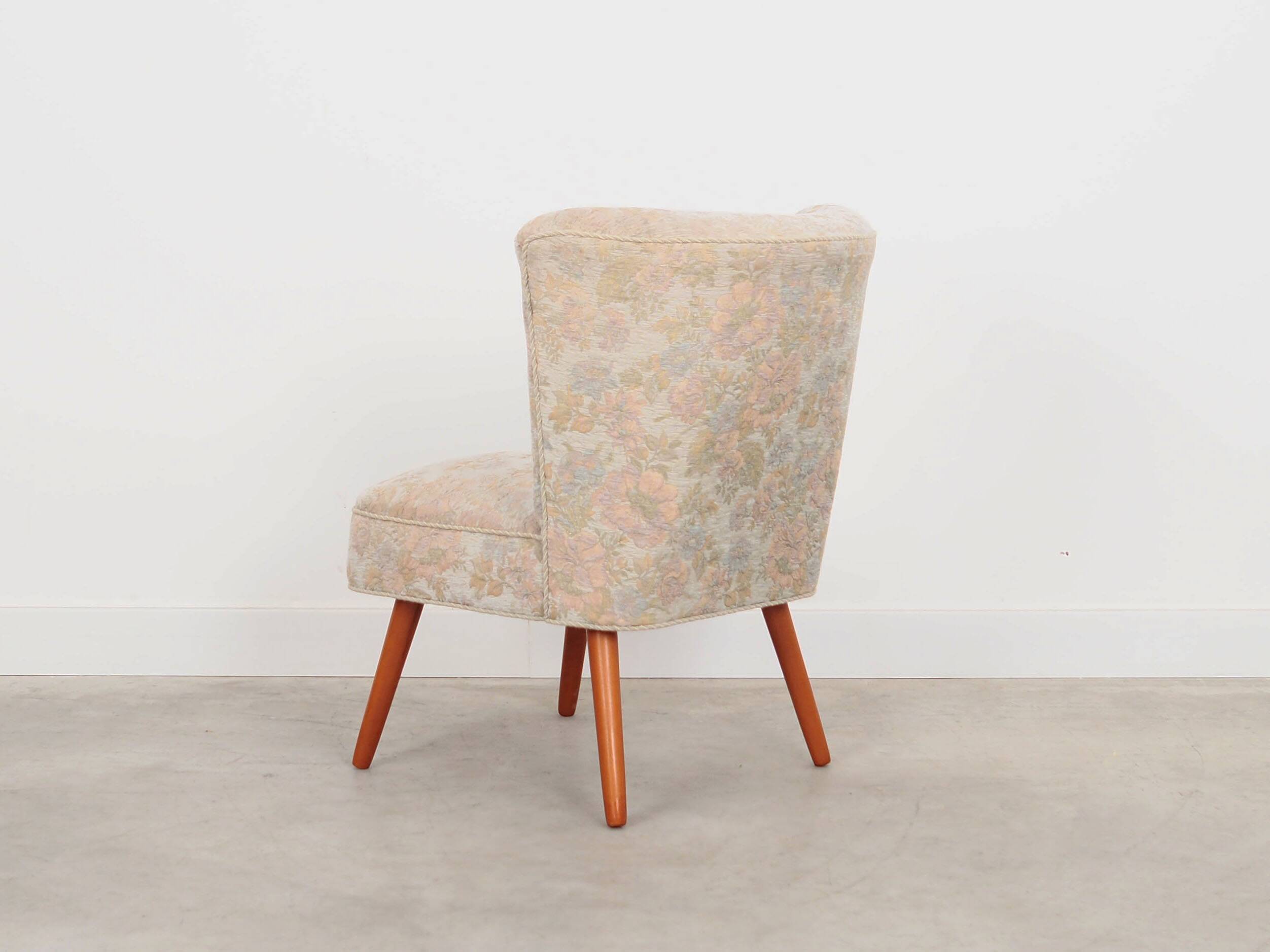 Set of two beech armchairs, Danish design, 1970s, production: Denmark