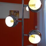 Paire de lampadaires années 70 pied tulipe