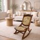 Authentic Victorian rocking chair from the late 19th century – Around 1880-1900.