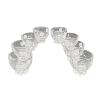 Glasses with patterns