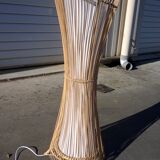 Rattan lamppost
