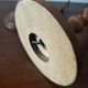 Pair of tall turned wooden lamps
