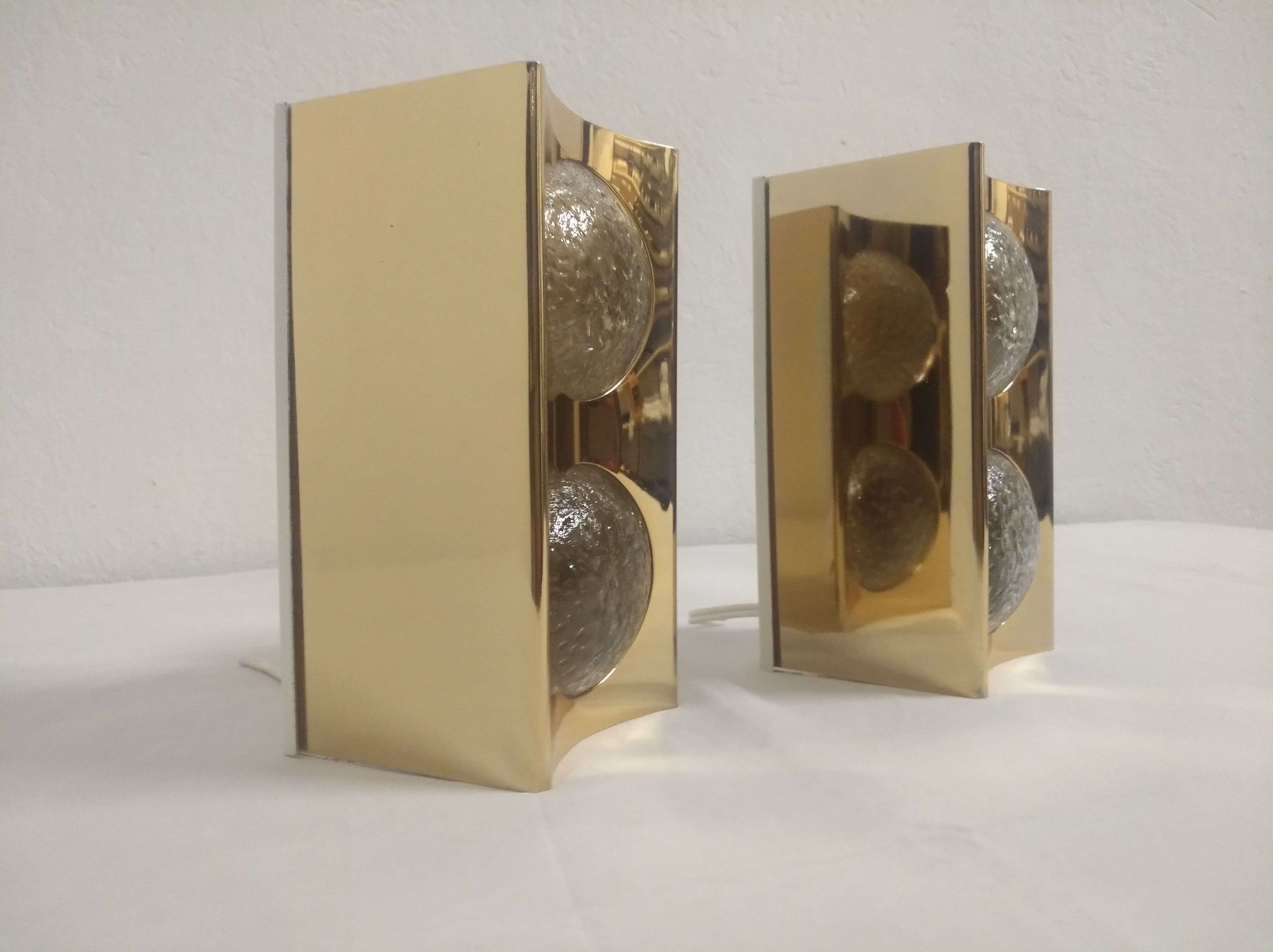 Pair of wall sconce 70s