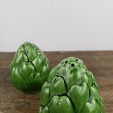 Salt shaker & pepper slurry artichoke