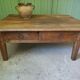 Old solid wood table