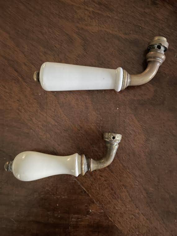 Porcelain door handles