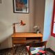 Vintage sled foot desk