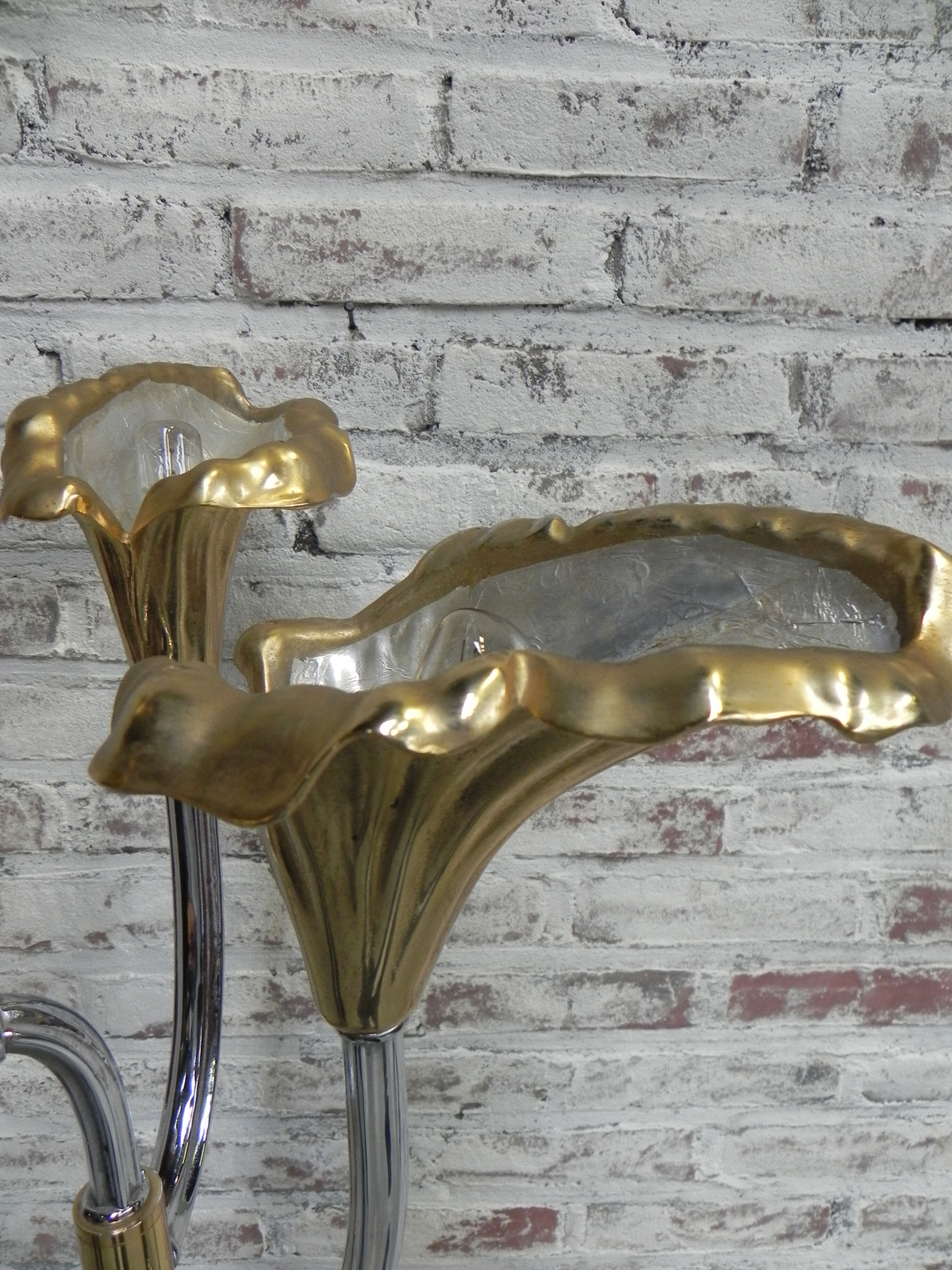 Standing Italian Calla lily floor lamp