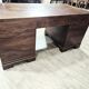 Ensemble de bureau exécutif monumental / Art Déco / Noyer / Années 1940.