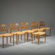 Chaises de salle à manger modèle 83 en teck par Niels Otto Møller pour J.L. Møllers, années 1960, lot de 6