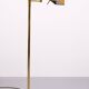Holtkoetter adjustable Brass swing arm floor lamp. Germany