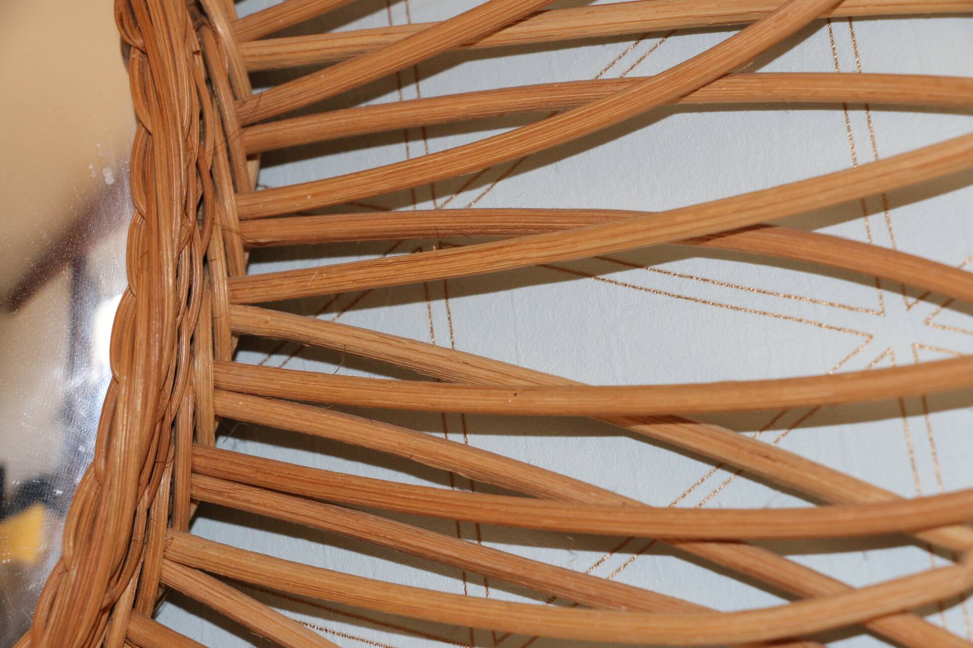 Rattan witch mirror 600mm