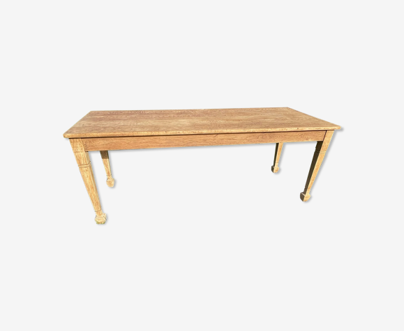 Table de ferme en chêne
