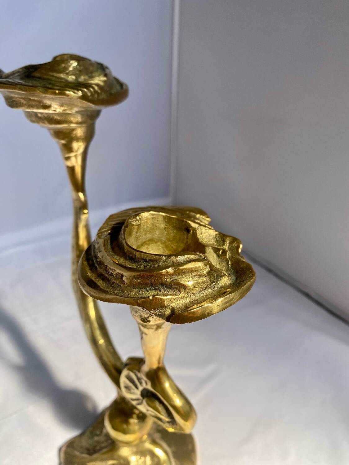 Amadeo sculptural bronze chandelier for Fondica